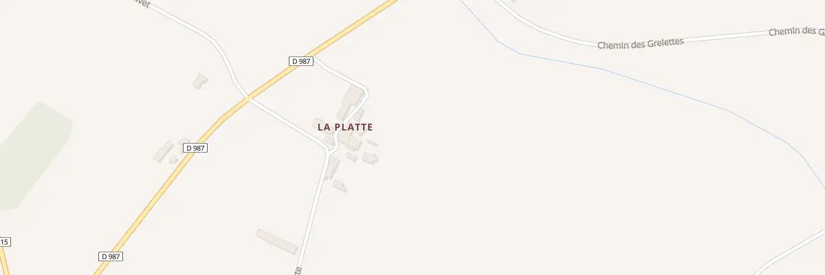 Plan du 5 Che de la Platte à Chareil-Cintrat