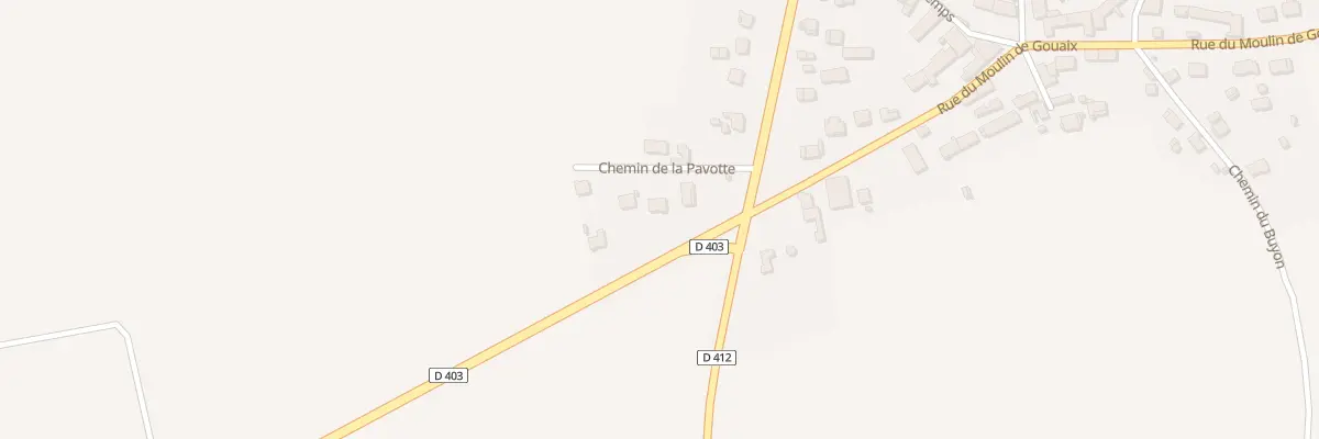 Plan du 4 Che de la Pavotte à Jutigny