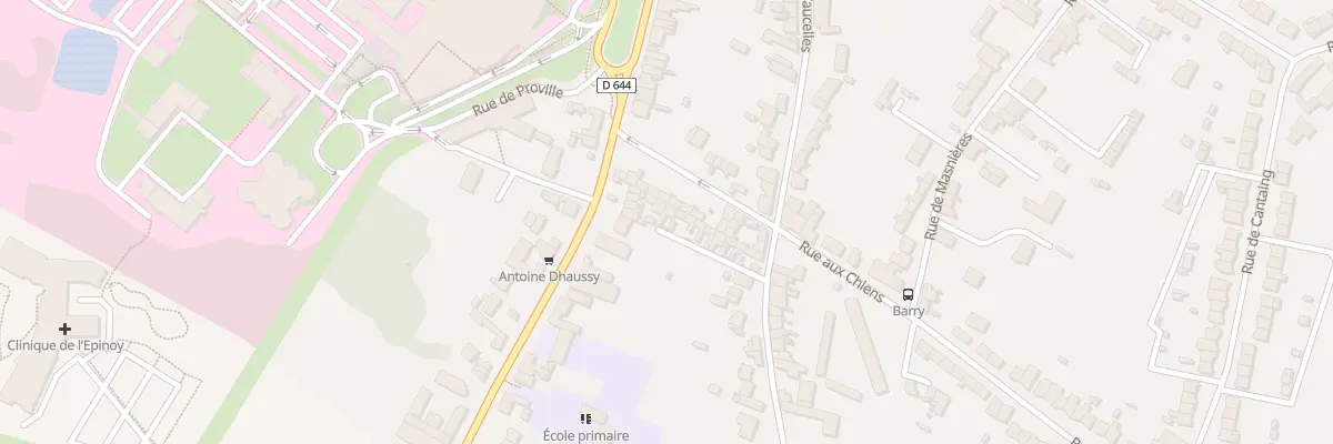 Plan du 42H Rue Abbaye de Vaucelles à Cambrai