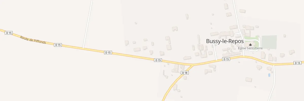 Plan du 10 Rte de Courtenay à Bussy-le-Repos