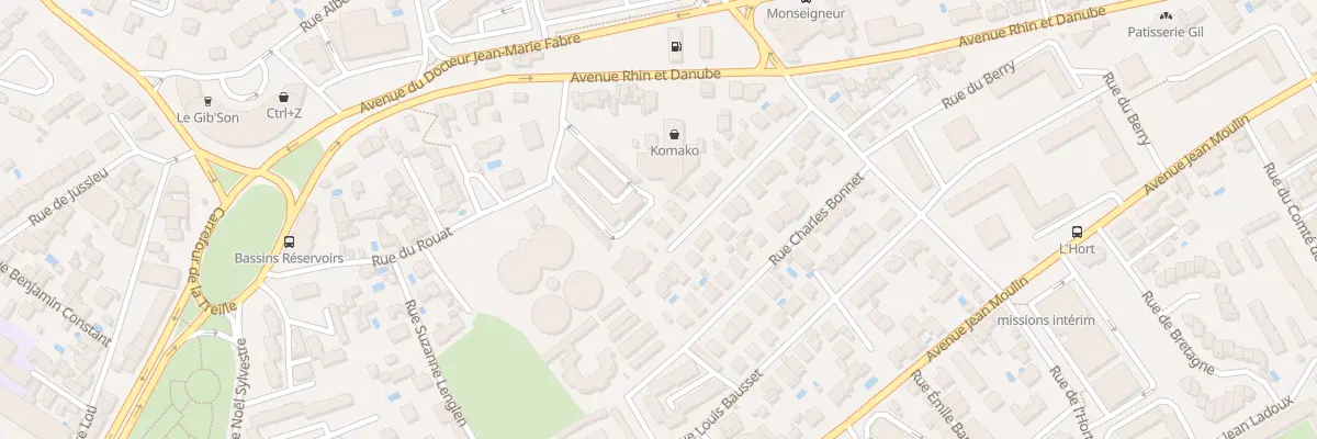 Plan du 22 Rue René Caillié à Béziers
