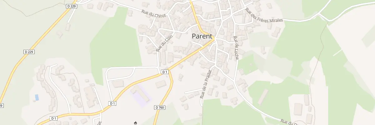 Plan du 9 Rue des Ecoles à Parent