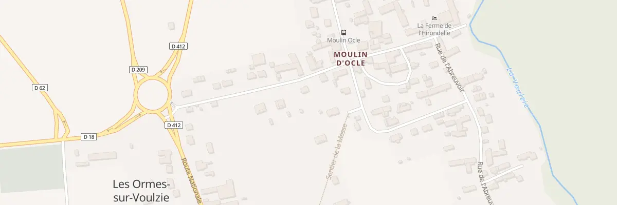 Plan du 8 Rue de la Rivière aux Ormes-sur-Voulzie