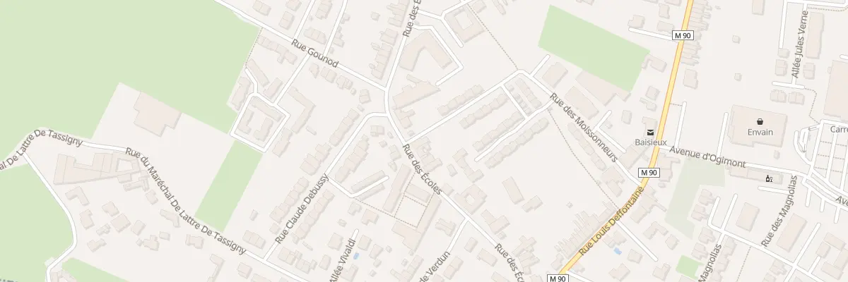 Plan du 47 Rue des Écoles à Baisieux