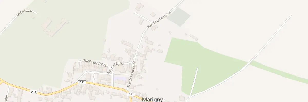 Plan du 30 Rue de la Fontaine à Marigny-en-Orxois