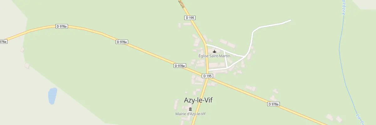 Plan du 7 Rte de Saint Pierre à Azy-le-Vif