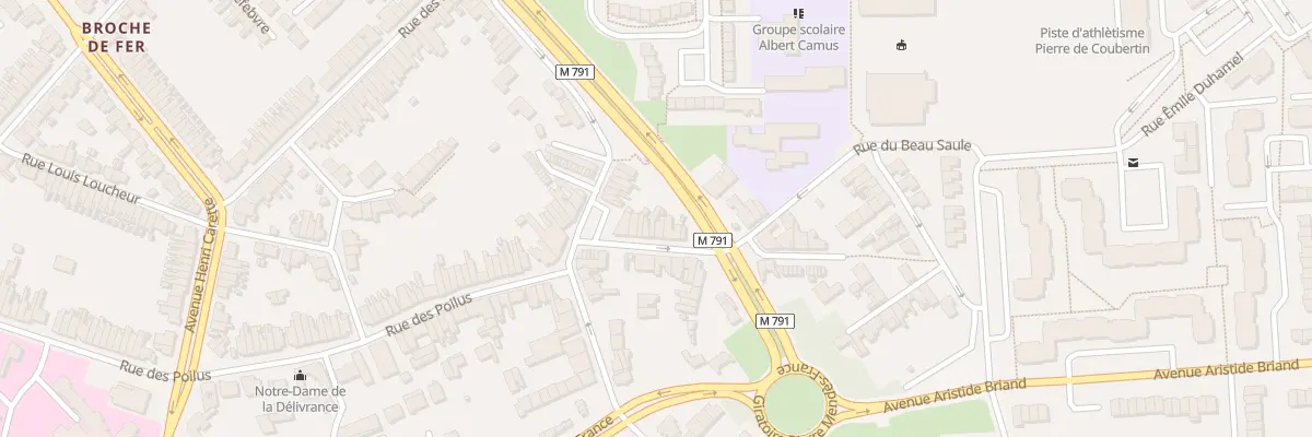Plan du 11 Rue du Beau Chêne à Wattrelos