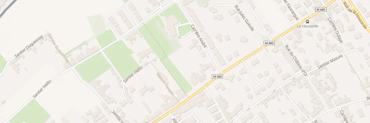 Plan du 157 Rue Jules Guesde à Wattrelos