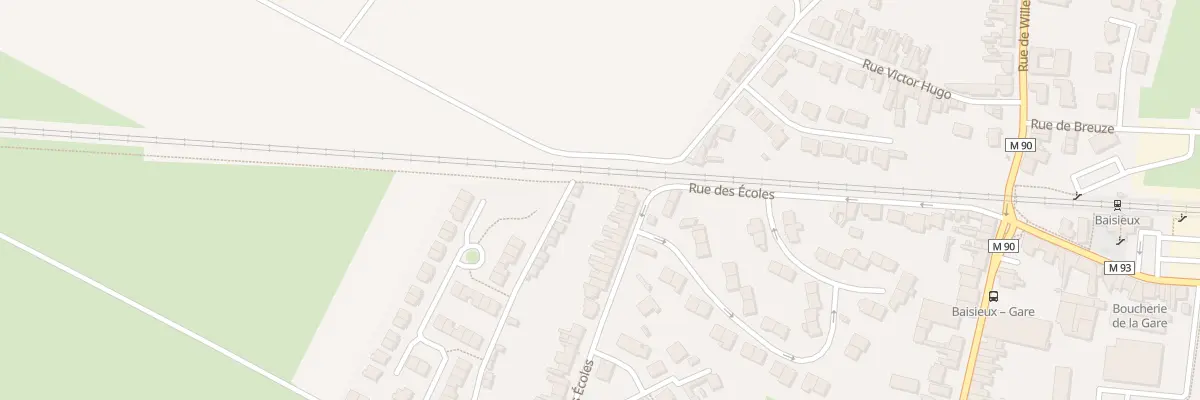 Plan du 4 Rue des Écoles à Baisieux