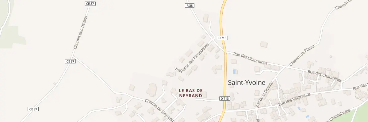Plan du 6 Imp des Hirondelles à Saint-Yvoine