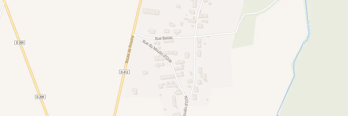 Plan du 34 Rue du Moulin d’Ocle aux Ormes-sur-Voulzie