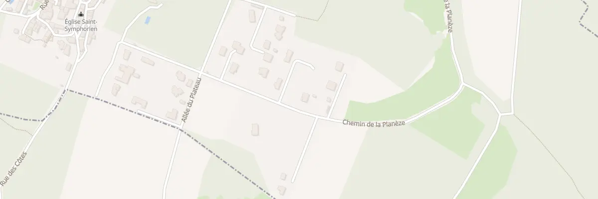 Plan du 6 Che de la Planèze à La Roche-Noire