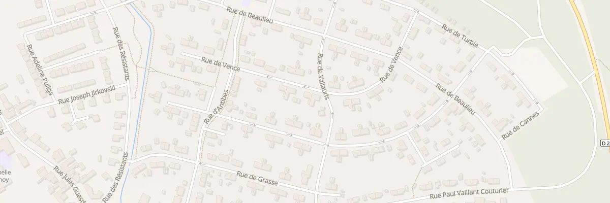 Plan du 20 Rue de Vence à Pecquencourt