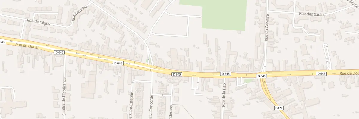 Plan du 106A Rue de Douai à Auberchicourt