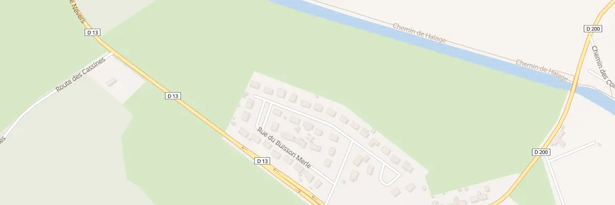Plan du 5 Rue du Buisson Merle à Chevenon