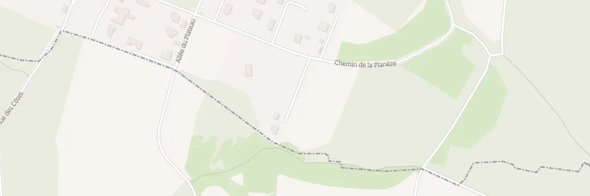 Plan du 11 Che de la Planèze à La Roche-Noire