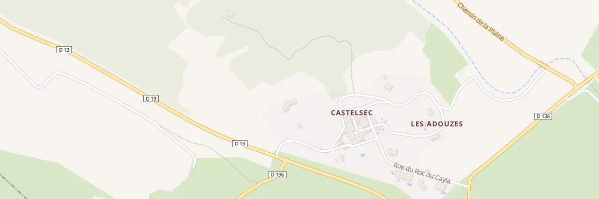 Plan du 5098F Le Clot et l’Estabel à Roquessels