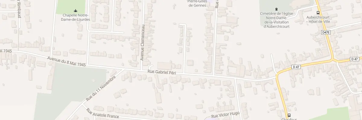 Plan du 194 Rue Gabriel Peri à Auberchicourt