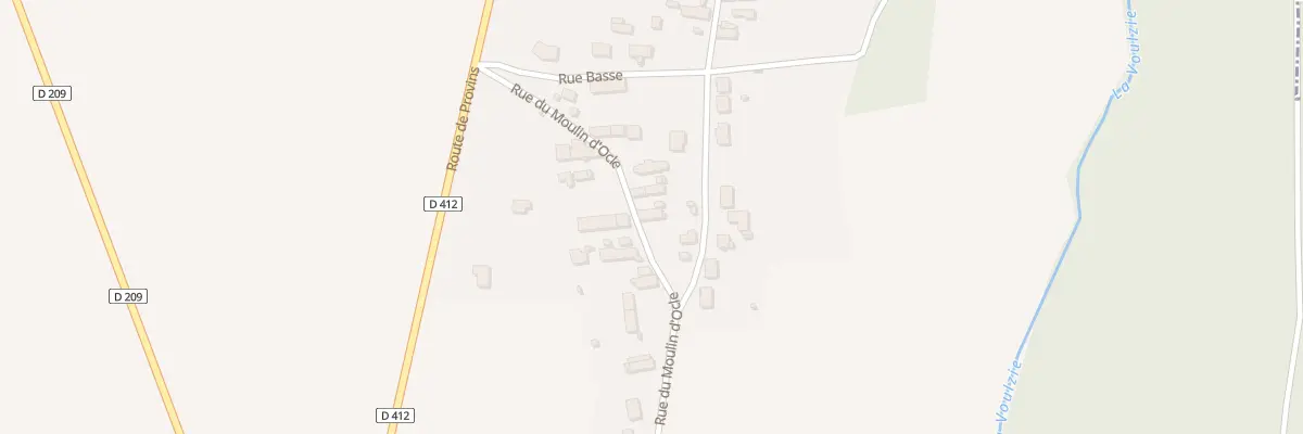 Plan du 28 Rue du Moulin d’Ocle aux Ormes-sur-Voulzie