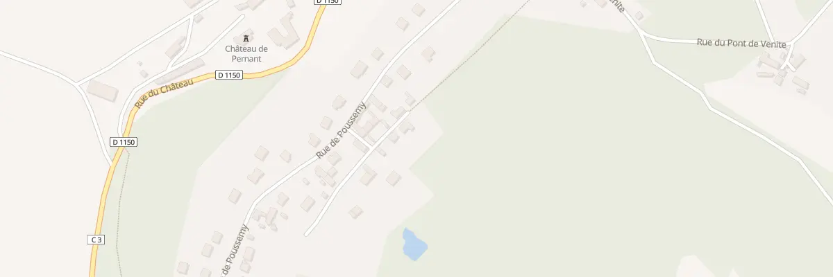 Plan du 13B Rue de Poussemy à Pernant