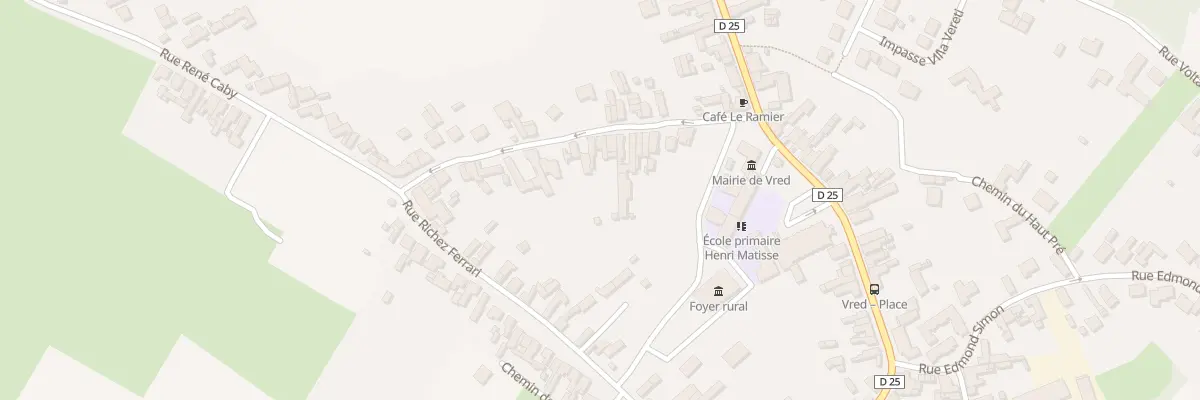 Plan du 107 Rue Rene Caby à Vred