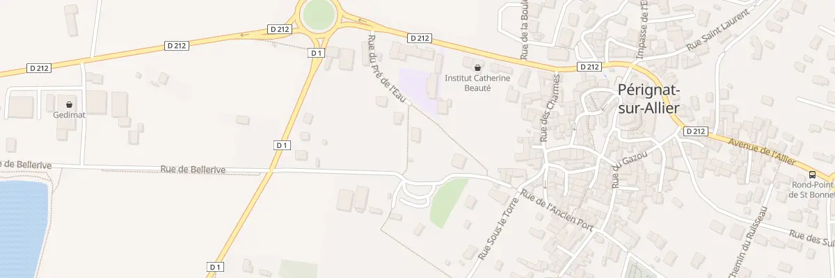 Plan du 1 Rue du Pré de l’Eau à Pérignat-sur-Allier