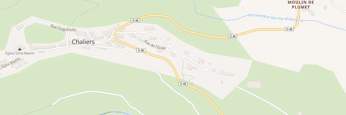 Plan du 6029 Le Bourg à Chaliers