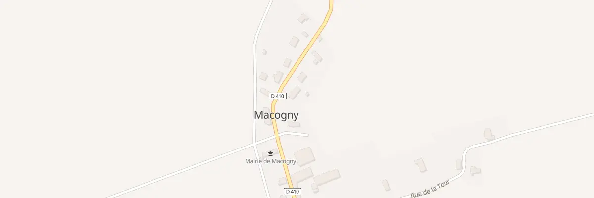 Plan du 8 Rue Principale à Macogny