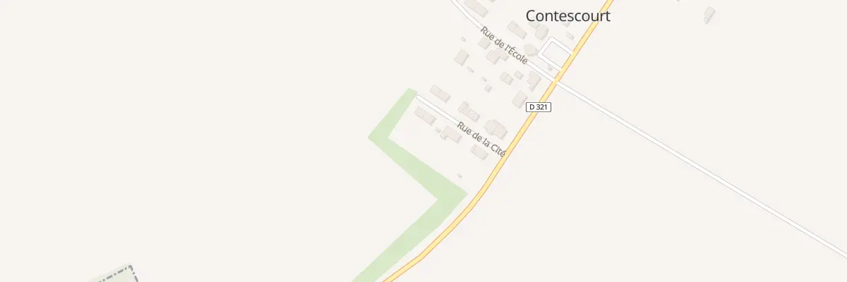 Plan du 10 Rue de la Cité à Contescourt