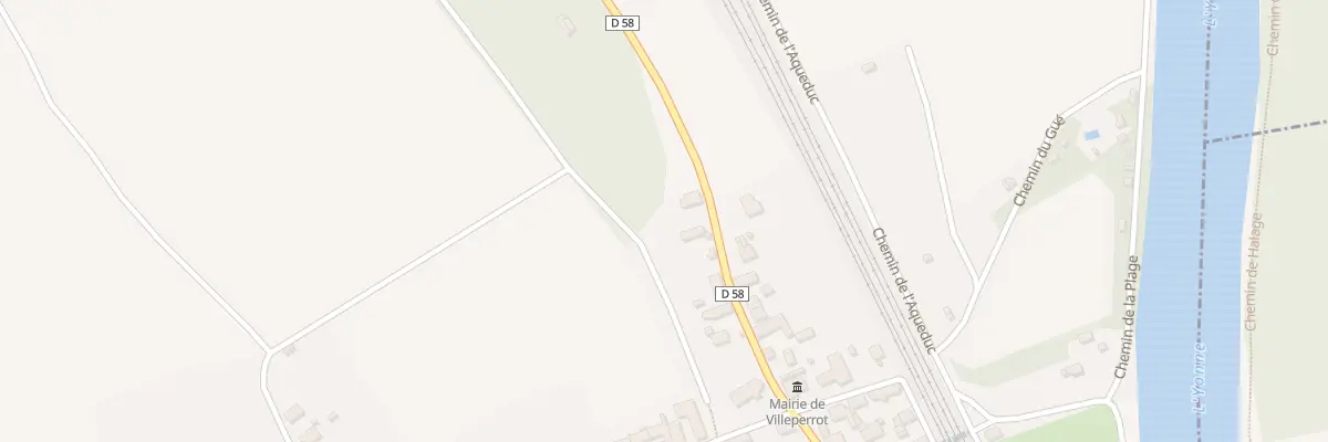 Plan du 9 Rue de Pont-sur-yonne à Villeperrot