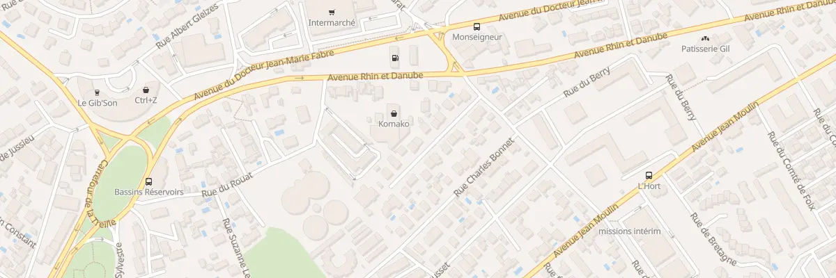 Plan du 14 Rue René Caillié à Béziers