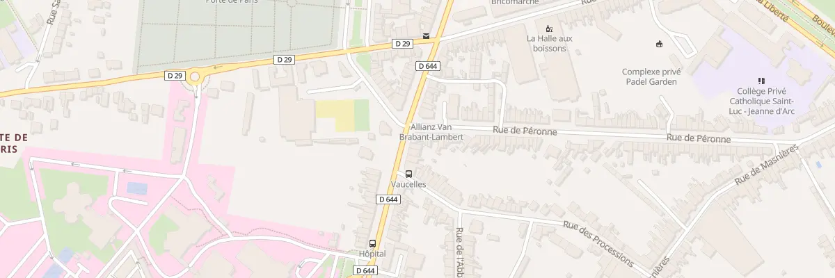 Plan du 375 Av de Paris à Cambrai
