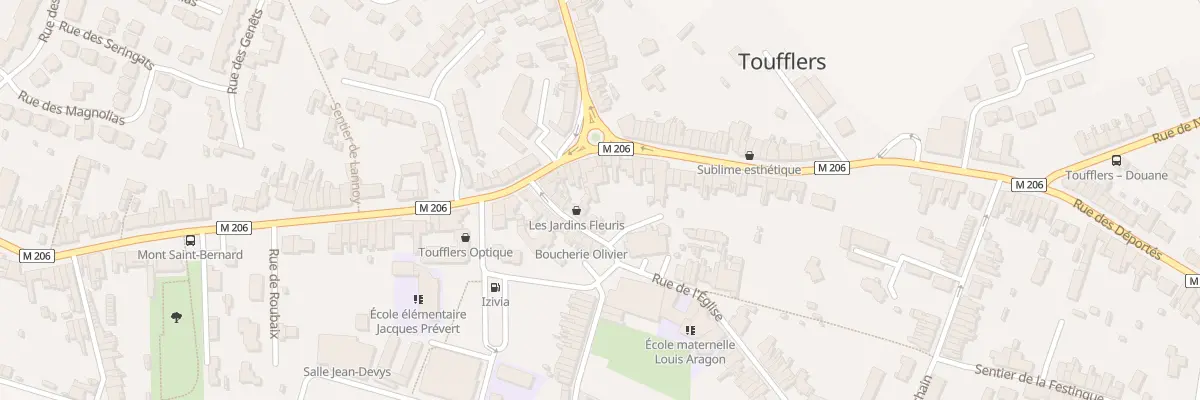 Plan du 11B Rue de l’Église à Toufflers
