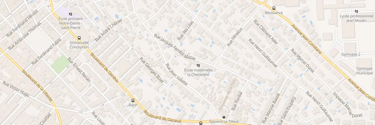 Plan du 4B Rue Jacques Fereol Mazas à Béziers