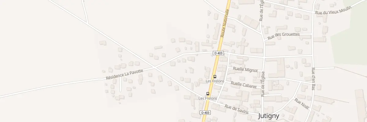 Plan du 14 Rue de Thenisy à Jutigny