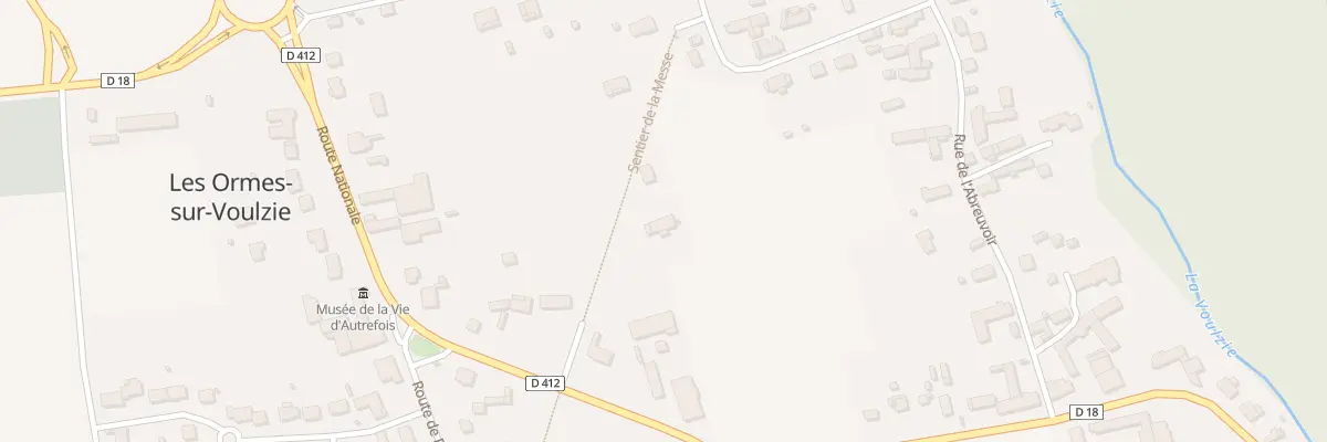 Plan du 4 Sen de la Messe aux Ormes-sur-Voulzie