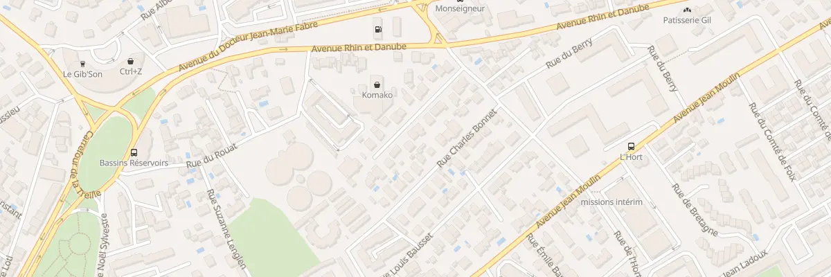 Plan du 15 Rue René Caillié à Béziers