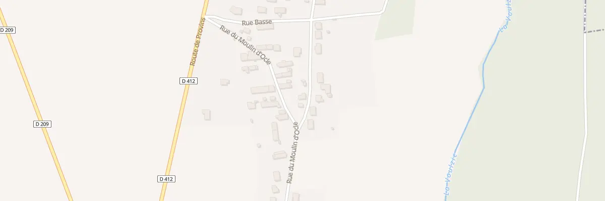 Plan du 1 Rue du Haut de Moulin d’Ocle aux Ormes-sur-Voulzie