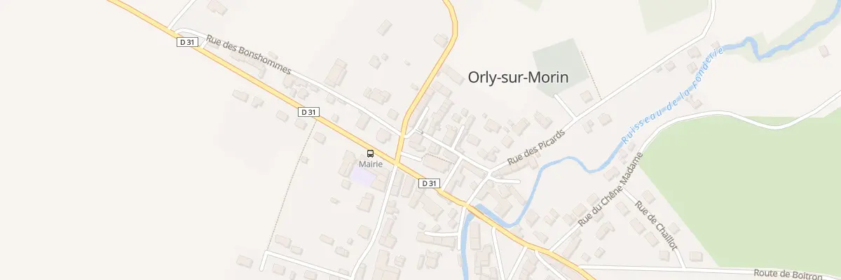 Plan du 30 Rue du Beauregard à Orly-sur-Morin