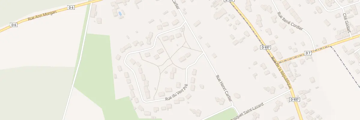 Plan du 38 Rue du Vert Pré à Autreville