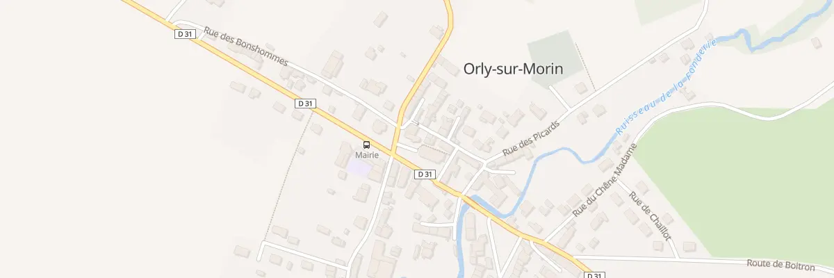 Plan du 18 Rue du Beauregard à Orly-sur-Morin
