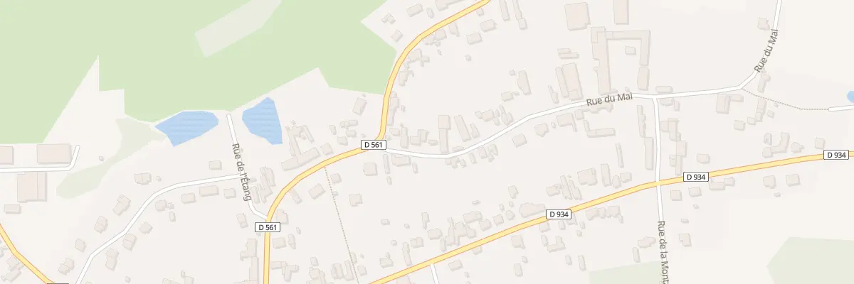 Plan du 22 Rue du Mai à Trosly-Loire