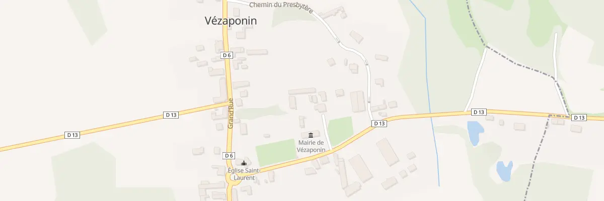 Plan du 2 Pl de la Mairie à Vézaponin