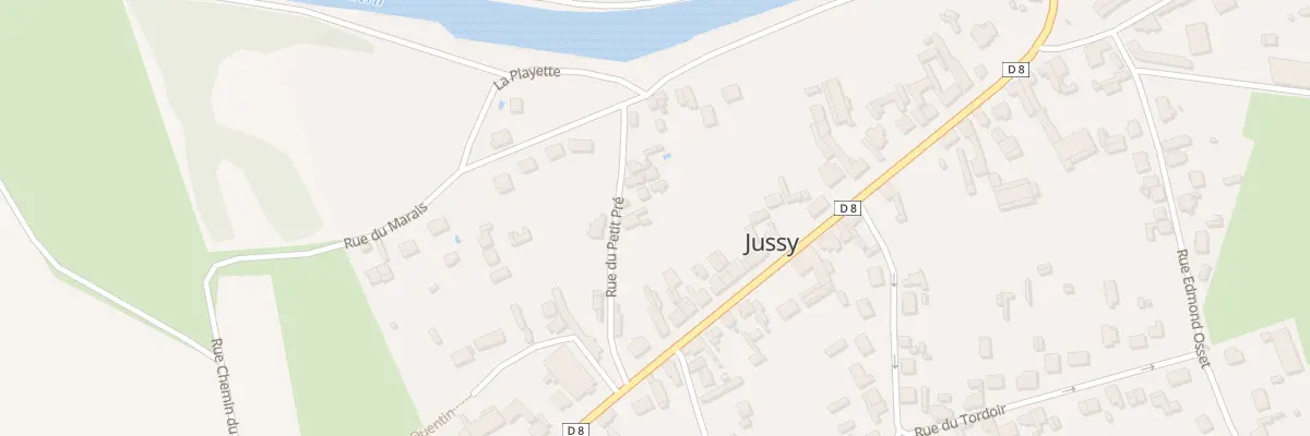 Plan du 1 Rue du Petit Pré à Jussy