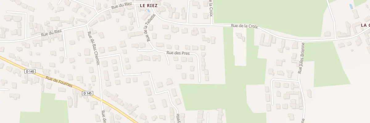 Plan du 36 Rue des Prés à Genech