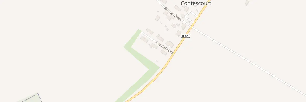 Plan du 6 Rue de la Cité à Contescourt