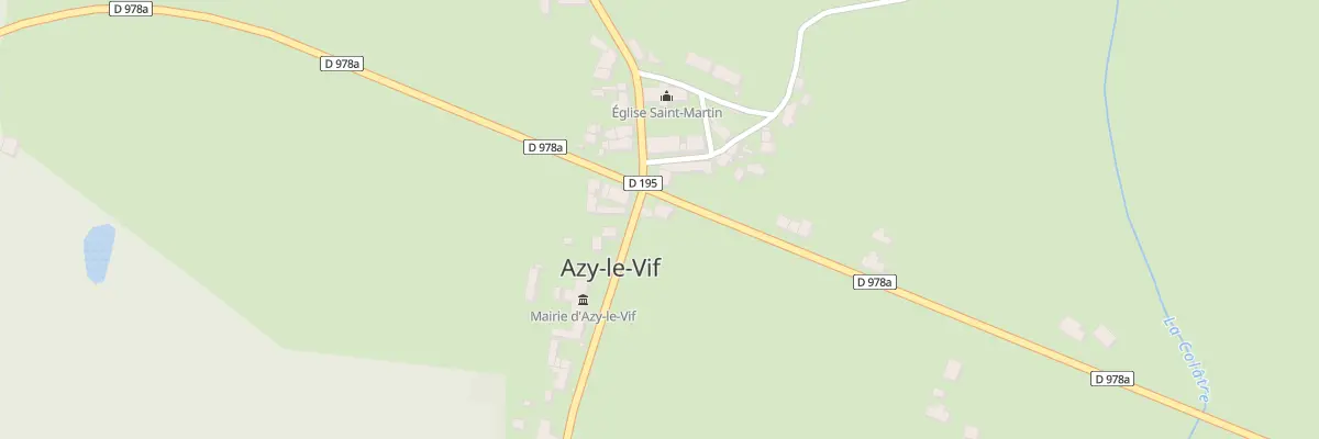 Plan du 1 Rte de Chantenay à Azy-le-Vif