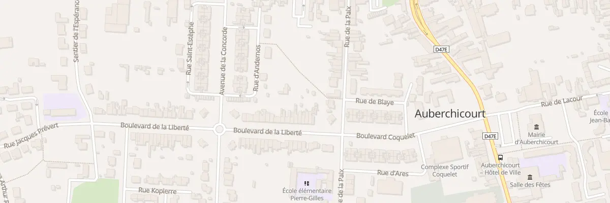 Plan du 8 Bd de la Liberte à Auberchicourt