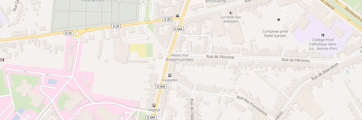 Plan du 115 Rue de Péronne à Cambrai