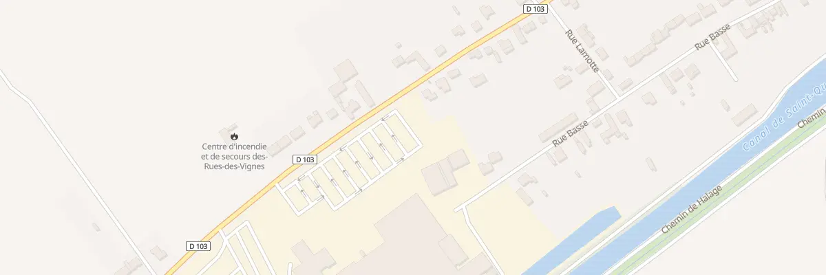 Plan du 1440 Rue Haute aux Rues-des-Vignes